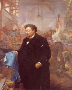 Gustave Eiffel, 1900 av Gabriel Christophe Guerin